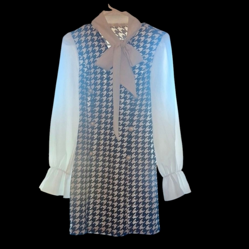 houndstooth dress